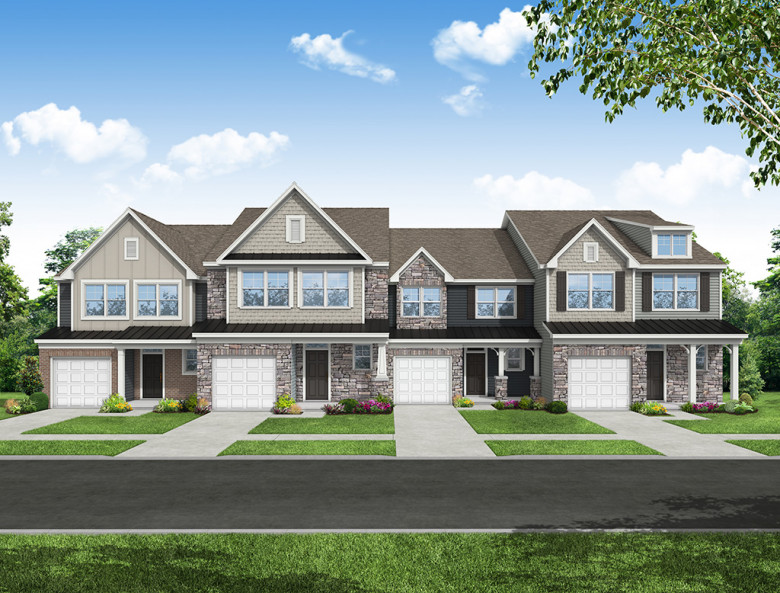 Highland Park Townhomes in Durham, NC For Sale Eastwood Homes